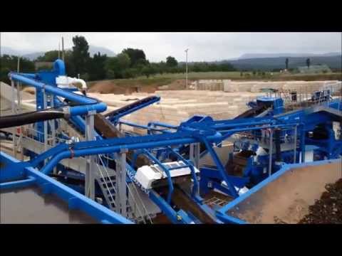 Recycling railway ballast by CDE