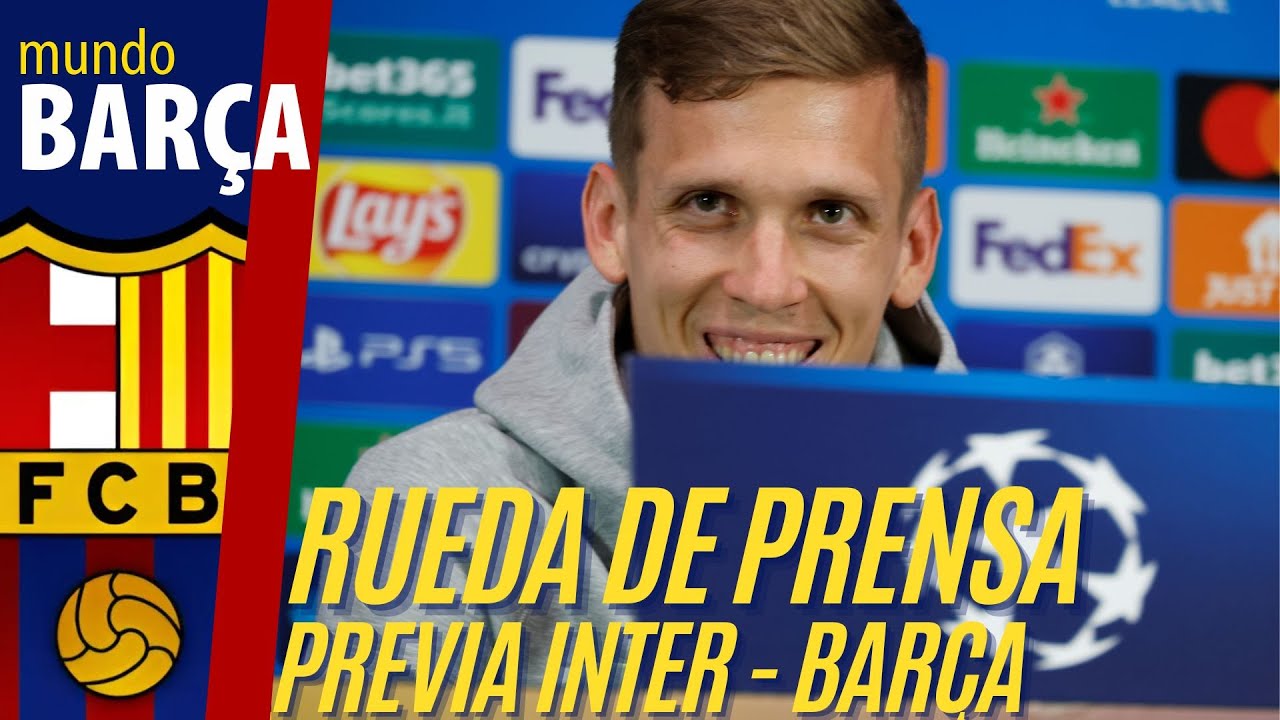 BARÇA: Dani Olmo reacciona en RUEDA DE PRENSA previa al Inter vs FC Barcelona | SEMIFINAL Champions