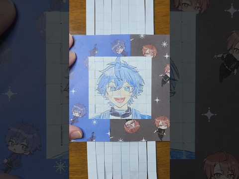 【カラフルピーチ】なおきり→うり→シヴァ からぴち オリジナル変わり絵工作 #shorts #からぴち #なおきり #うり #ハゲーズ #カラフルピーチ #工作 #マイクラ