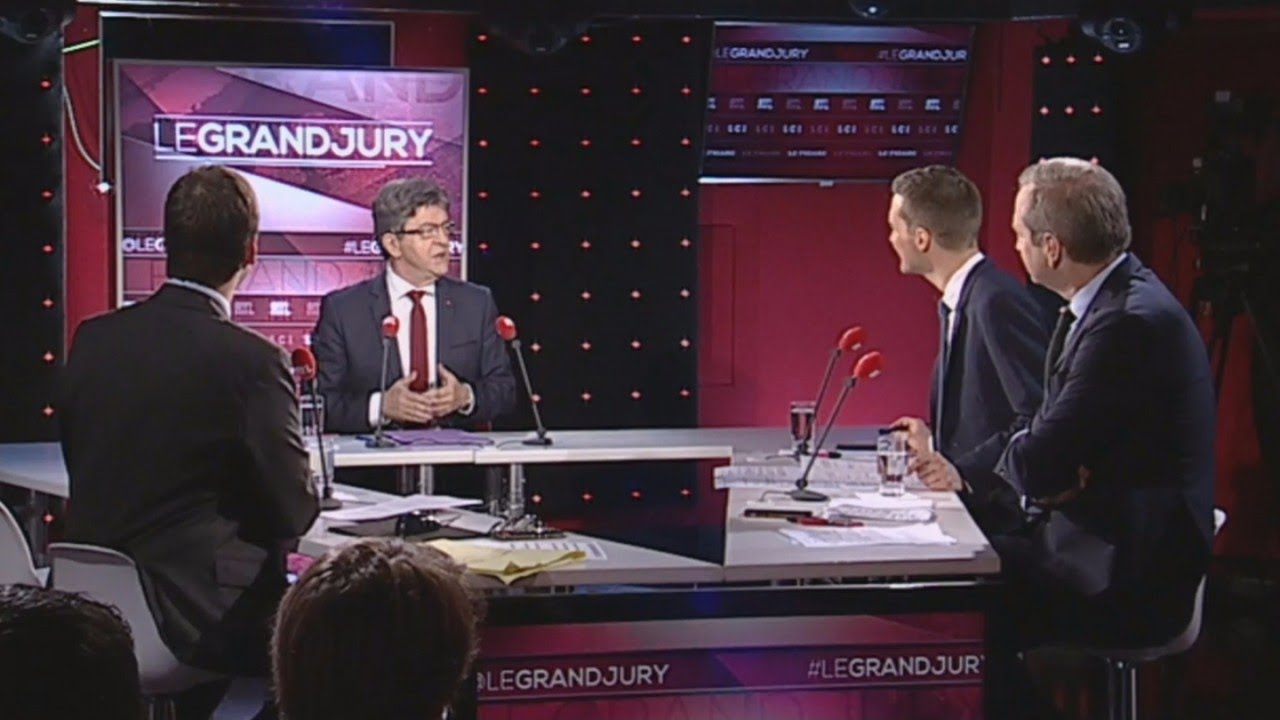 Jean-Luc Mélenchon était l'invité du "Grand Jury", dimanche 15 octobre 2017