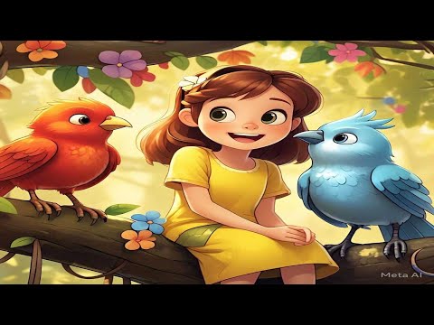 Filastrocca degli Uccellini Colorati | Canto degli Uccelli | Canzoni per Bambini | Cartoni Animati