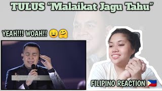 Download lagu Tulus 'Malaikat Jagu Tahu' | FILIPINO REACTION mp3
