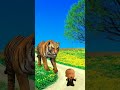 22 May 2023 Tiger attack VFX 😱 animation status video 📸#shorts #youtubeshorts #cartun