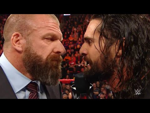 Triple H questions Seth Rollins’ drive Raw: Dec 31, 2018