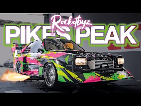 PIKES PEAK Art Edition 1of1 - Audi S1 E2 Pikes Peak - Rocketbyz X LCE Performance