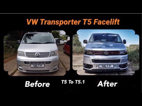 VW Transporter Facelift From A T5 To T5.1