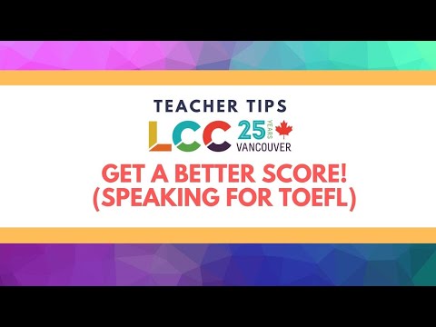 TOEFL Speaking Task - Get a better score!