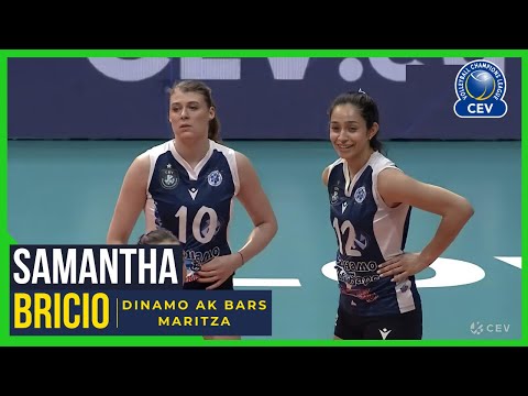 Samantha Bricio | VC Maritza 0:3 Dinamo Ak-Bars | CEV Champions League 2022 | Round 4