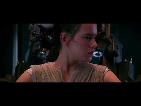 Star Wars: The Force Awakens (2015): Rey Learns The Jedi Mind Trick
