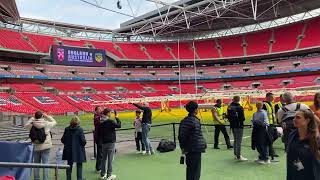 Wembley Stadium Tour - Tunnel & Pitch side, London, Tuesday 21 October 2025