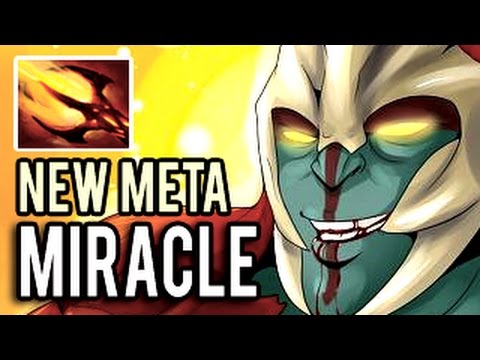 NEW META BY MIRACLE- Huskar with Dagon 1 HIT = 1 KILL 9k MMR Gameplay 7.00 Dota 2