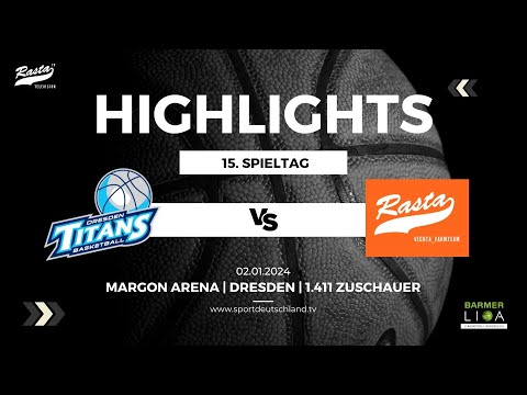Highlights: Dresden Titans - RASTA Vechta II 97:94 (2.1.24)