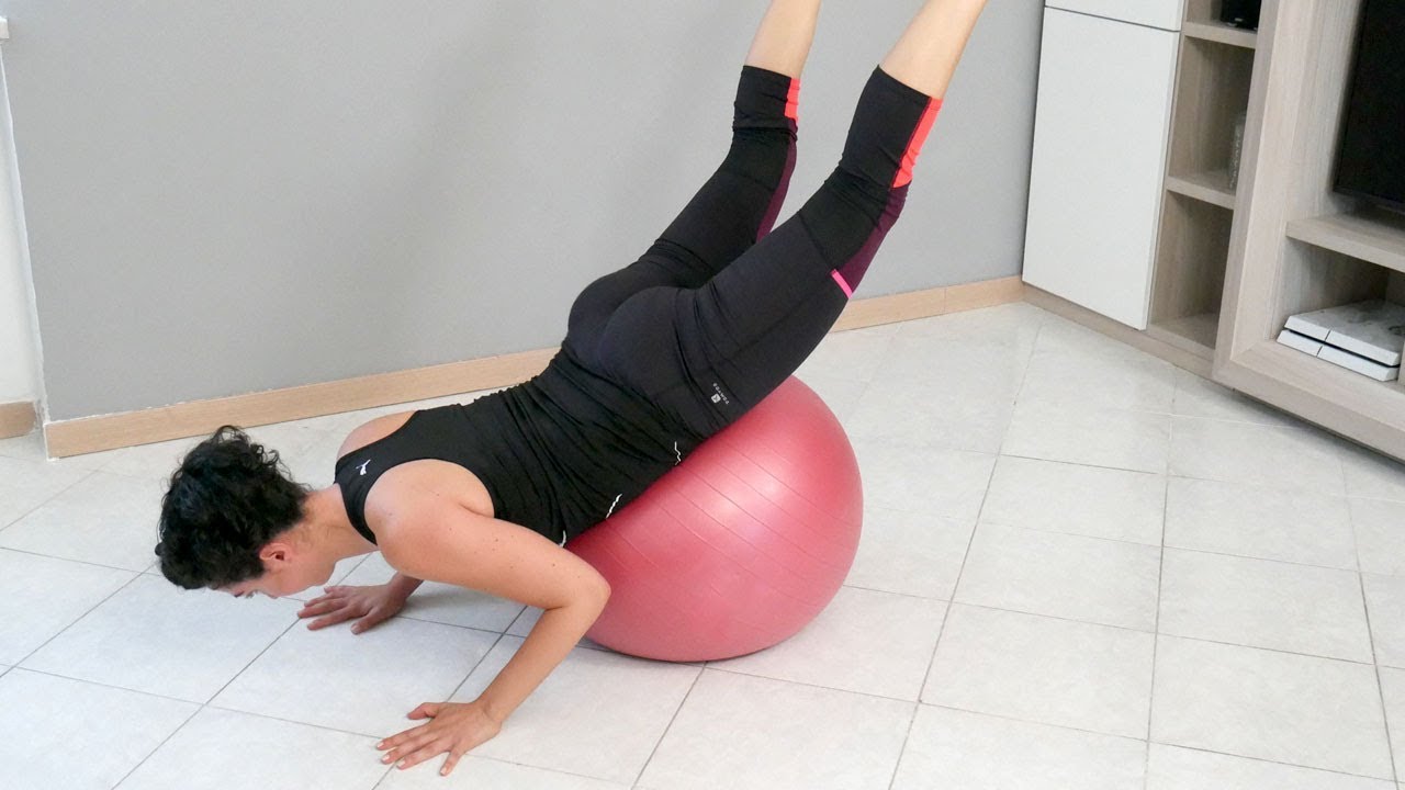 Esercizi per dimagrire sulla pancia con la fitball 347 kcal - fitstretch13