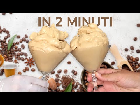 Crema di CAFFÈ ALL’ACQUA  in 2 min !!!