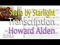 Howard Alden - Stella by Starlight - Guitar Solo Transcription [TAB] #1