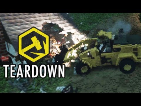 DESTROYING THE HOUSE WITH BULLDOZER - TEARDOWN PART 1 - YouTube