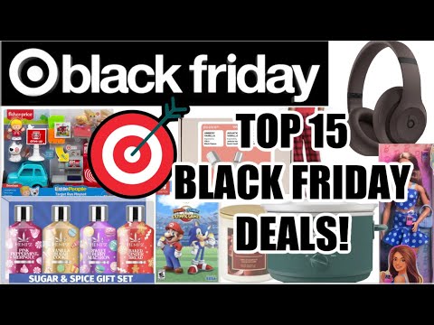 TARGET TOP 15 BLACK FRIDAY DEALS | THRU 11/29!