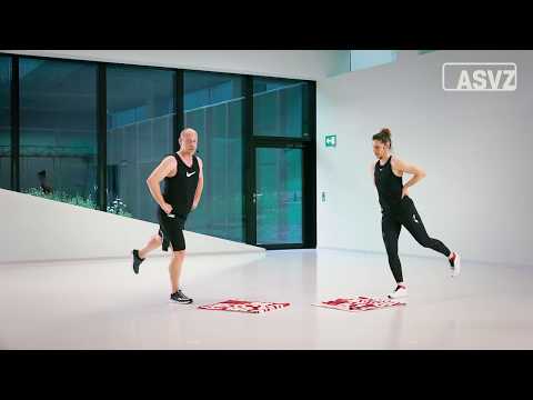 Der ASVZ kommt zu dir nach Hause: Super Kondi mit Franziska und Reto