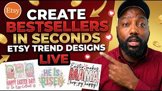 🔴 Watch me Create Trending St. Patrick’s Day & Easter 2026 Designs for Etsy