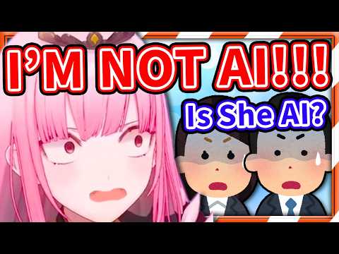 Calli got Mistaken as an AI by Another Record Label 【Mori Calliope / HololiveEN】