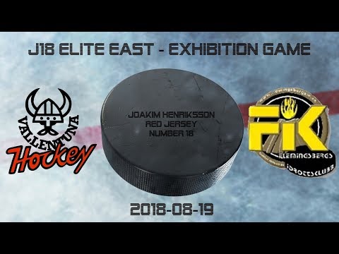 2018-08-19 Vallentuna J18 Elite - Flemmingsbergs IK J18 Elite / Exhibition Game