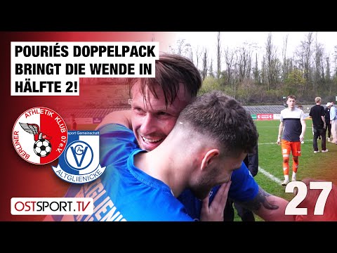 Pouriés Doppelpack bringt die Wende in 120 Sekunden: BAK - Altglienicke | Regionalliga Nordost