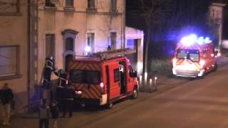 preview picture of video 'Intervention police + pompiers (VSAV+VTU) - Forbach'
