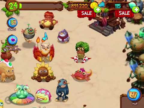 Continent but only two element monsters