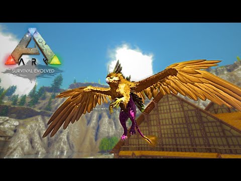 Taming the LEGENDARY Shimmer Griffin | Ark Survival Evolved: Caballus