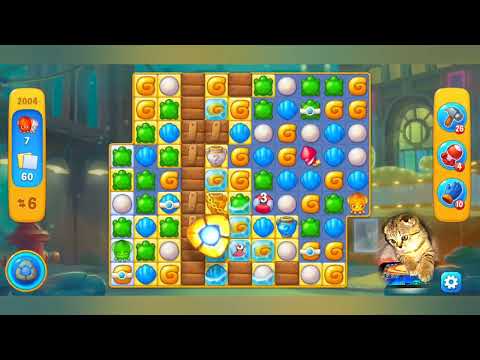 Fishdom 2022, no Boosters,   2004   level  -  прохождение без бустеров,   2004  уровень.