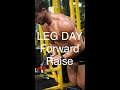 Leg Day - Hamstring Bodyweight Raise