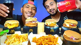 Cheese lava American Burger, Triple Cheese Burger | McDonald's New Gourmet Burgers Collection Eating