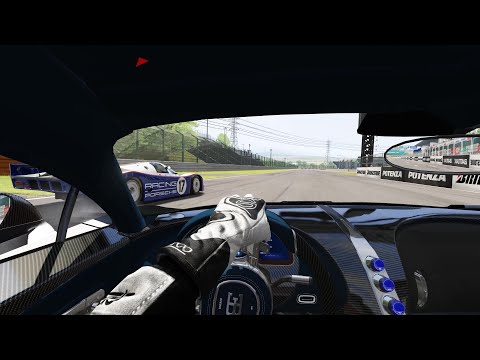 Bugatti Divo vs Porsche 962C Long tail Suzuka circuit【4K】On Board