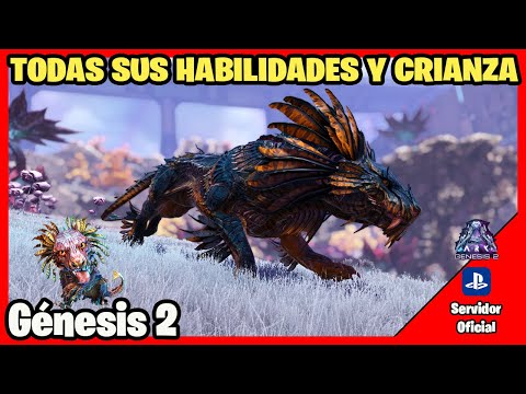 TODO sobre Shadowmane | Habilidades COMPLETAS y Crianza | ARK GÉNESIS 2