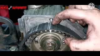 Toyota land cruiser 1HDT timing marks | timing belt replacement