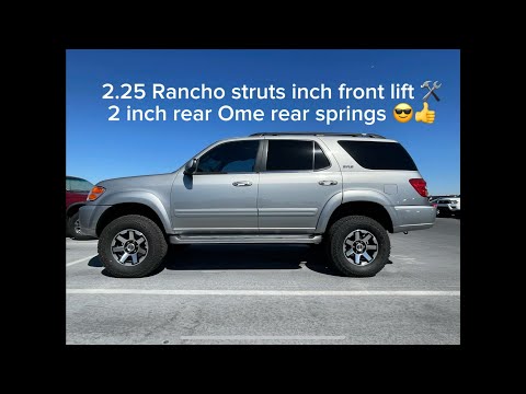1st gen Toyota Sequoia 2001-2007 Rancho QuickLift, Ome rear Springs. Everything you need to know! 🛠️