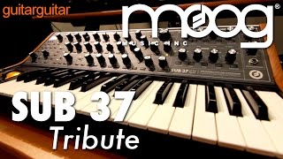 Video thumbnail for Moog Sub 37 Tribute Analogue Synth Demo by GUITARGUITAR