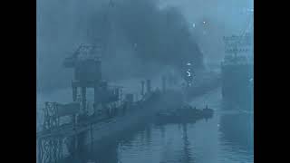 Historic Film - Steamship 'Rotterdam' in dock