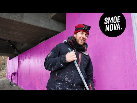 🦄 let´s paint UNICORNS under this BRIDGE. (my best mural ever)