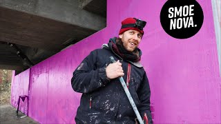 🦄 let´s paint UNICORNS under this BRIDGE. (my best mural ever)