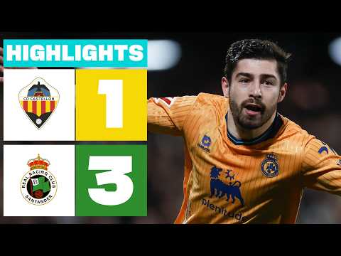 CD CASTELLÓN 1 - 3 R. RACING CLUB | RESUMEN LALIGA HYPERMOTION