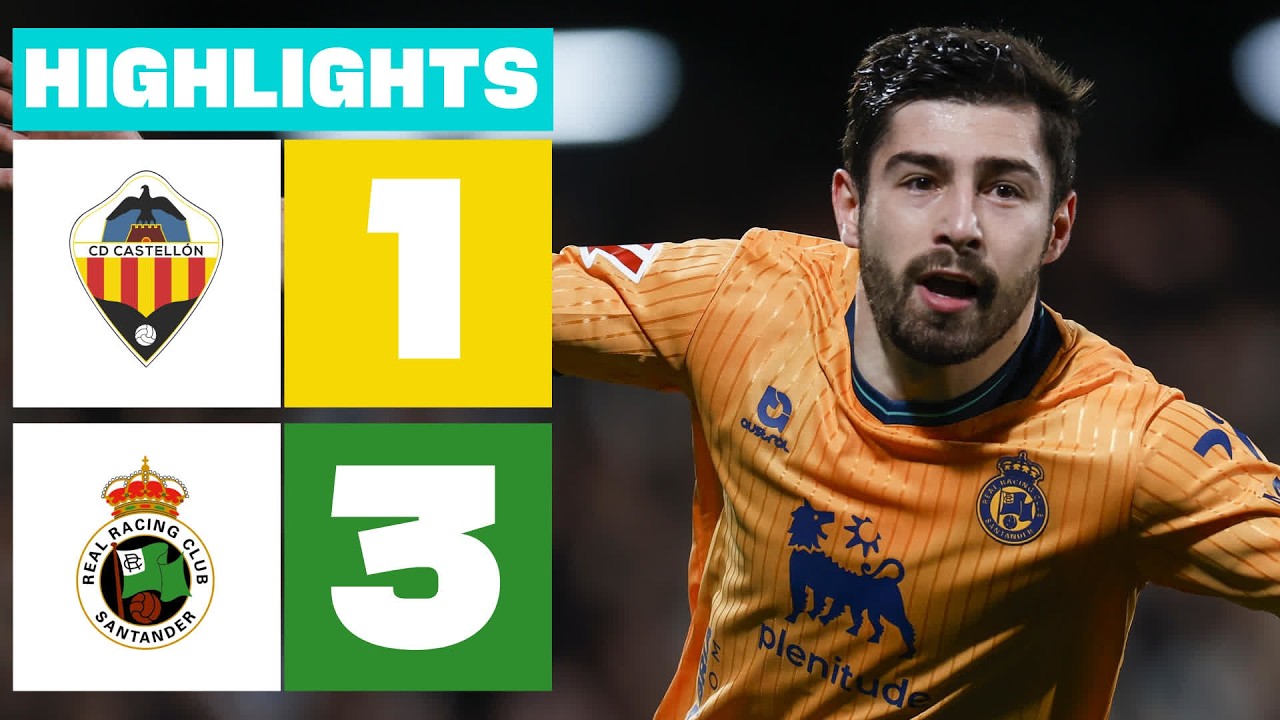 CD Castellón vs Real Racing Club Highlights
