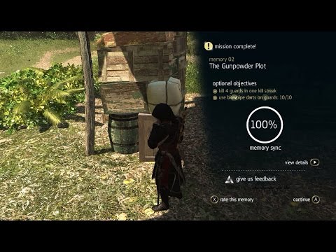 Assassin's Creed IV Black Flag Sequence 7 Memory 2: The Gunpowder Plot Walkthrough 100%