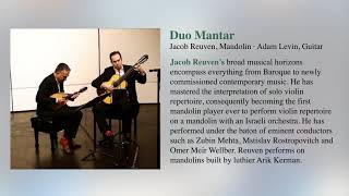 Duo Mantar presents ‘Music from the Promised Land’: Contemporary Israeli Music for Mandolin & Guitar
