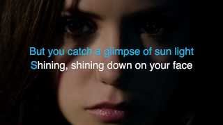 ANDREW BELLE - IN MY VEINS LYRICS VIDEO (The Vampire Diaries 2x08)