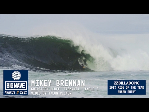 Mikey Brennan at Shipstern Bluff 2  - 2017 Billabong Ride of the Year Entry - WSL Big Wave Awards