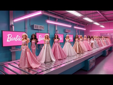 Inside the MEGA FACTORY Where BARBIE Comes to Life — The Transformation Is Unreal 😱✨