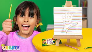 Fun Optical Illusions Art for Kids 🎭