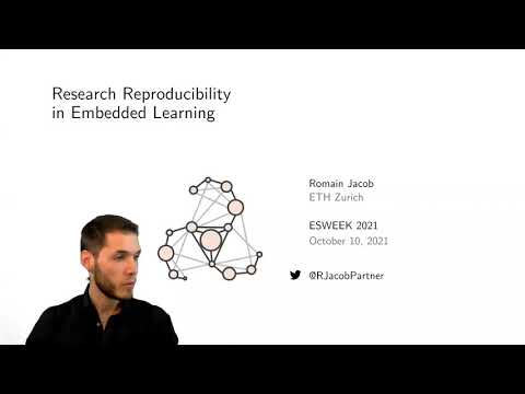 ESWEEK 2021 Education - Research Reproducibility in Embedded Learning