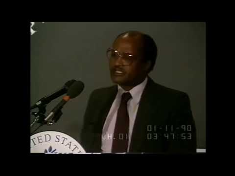 Rede von Goshu Wolde – Konfliktlösung zwischen Supermächten in Afrika, 10. Januar 1990